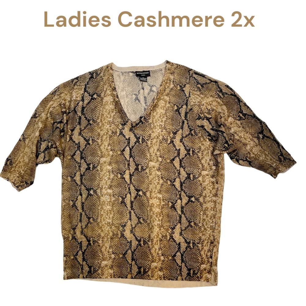 Sutton Studio - 100% Cashmere Ladies 2X Top